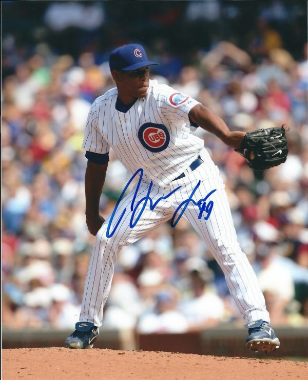 AUTOGRAPHED CARLOS MARMOL 8X10 Chicago Cubs Photo