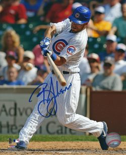AUTOGRAPHED BRETT JACKSON 8X10 Chicago Cubs Photo