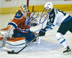 Autographed ALEXANDER BURMISTROV 8X10 Winnipeg Jets Photo
