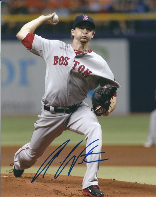 AUTOGRAPHED ALLEN WEBSTER 8X10 Boston Red Sox photo