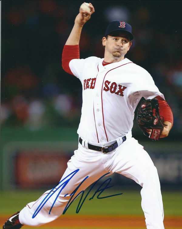 AUTOGRAPHED ALLEN WEBSTER 8X10 Boston Red Sox photo