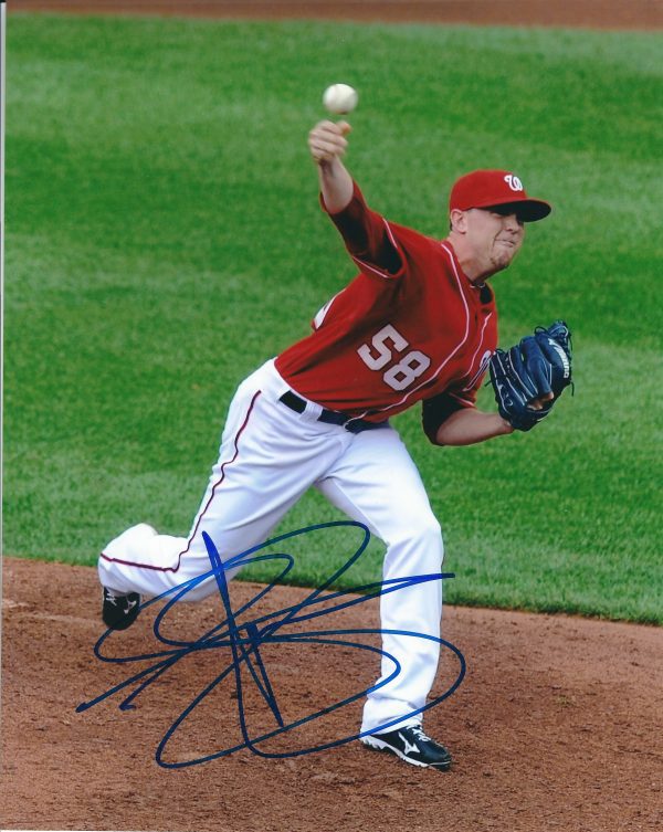 Autographed DREW STOREN 8x10 Washington Nationals Photo