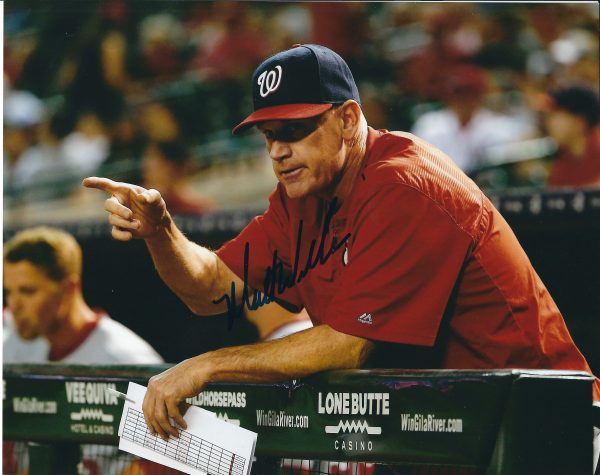 Autographed MATT WILLIAMS  8X10 Washington Nationals Photo