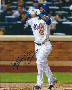 AUTOGRAPHED DILSON HERRERA 8X10 New York Mets photo