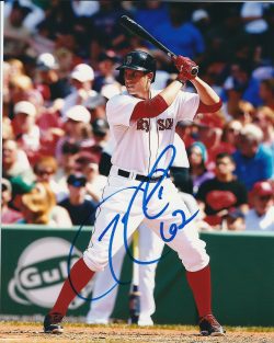 AUTOGRAPHED GARIN CECCHINI 8X10 Boston Red Sox photo