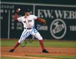 AUTOGRAPHED GARIN CECCHINI 8X10 Boston Red Sox photo
