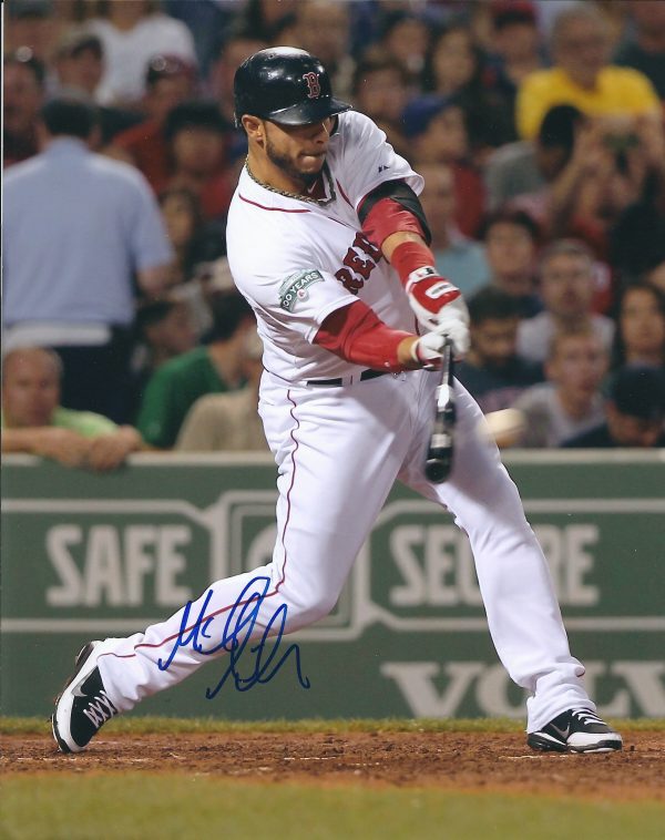 AUTOGRAPHED MIKE AVILES 8X10  Boston Red Sox photo