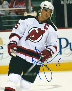 Autographed JAMIE LANGENBRUNNER 8X10 New Jersey Devils Photo