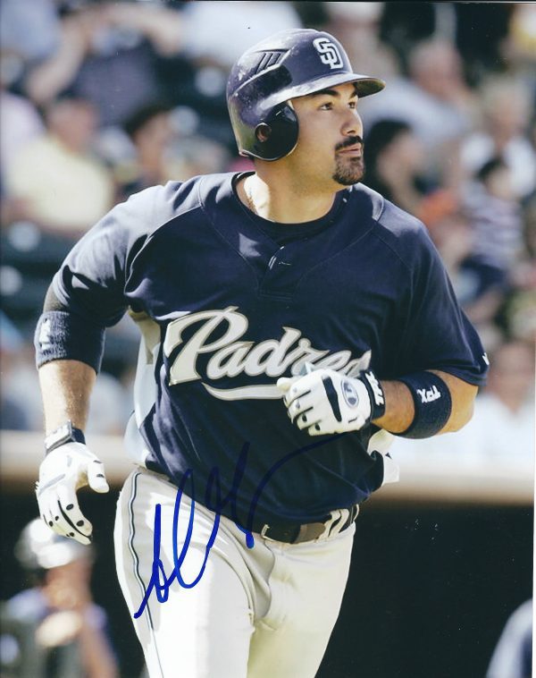 AUTOGRAPHED ADRIAN GONZALEZ 8X10 San Diego Padres photo