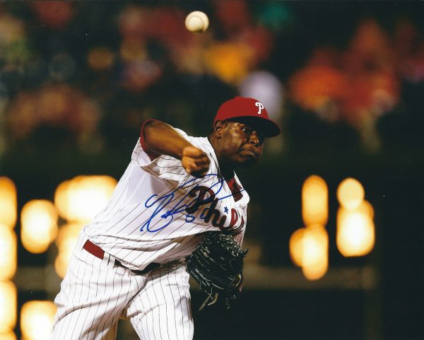 AUTOGRAPHED  HECTOR NERIS 8X10 Philadelphia Phillies Photo