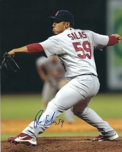 AUTOGRAPHED FERNANDO SALAS 8X10 St. Louis Cardinals photo