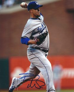 AUTOGRAPHED PAUL MAHOLM 8x10 Los Angeles Dodgers photo