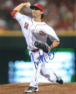 AUTOGRAPHED NICK CHRISTIANI 8X10 Cincinnati Reds Photo