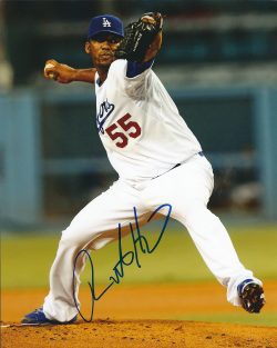 AUTOGRAPHED ROBERTO HERNANDEZ 8x10 Los Angeles Dodgers photo
