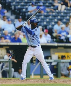 AUTOGRAPHED PEDRO CIRIACO 8X10 Kansas City Royals Photo