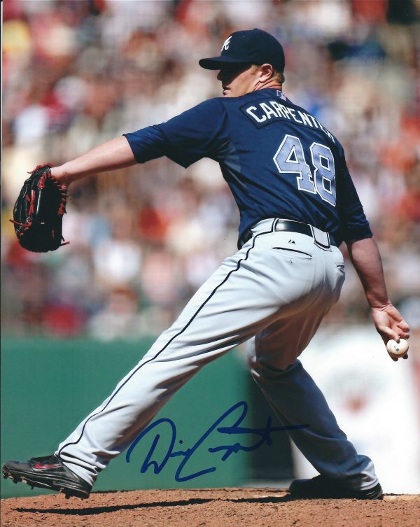 AUTOGRAPHED DAVID CARPENTER 8X10 Atlanta Braves photo