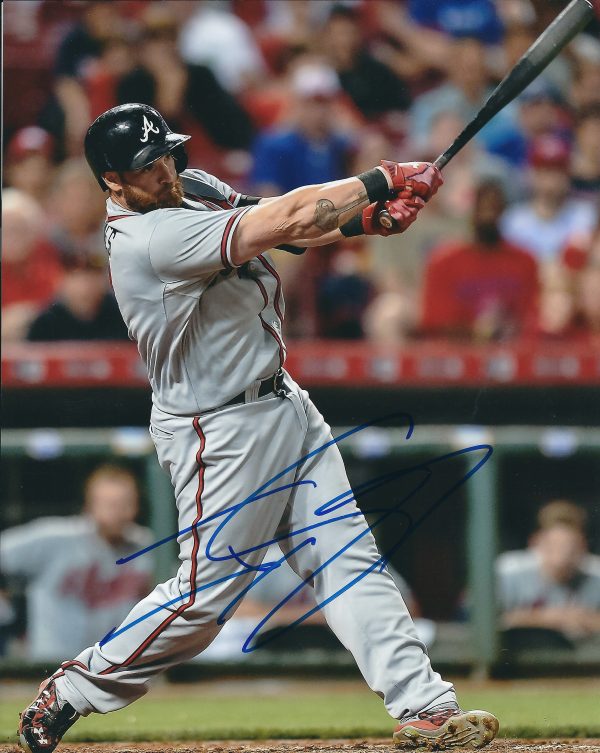 AUTOGRAPHED JONNY GOMES 8X10 Atlanta Braves photo