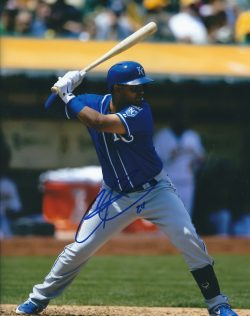 AUTOGRAPHED CHRISTIAN COLON 8X10 Kansas City Royals Photo