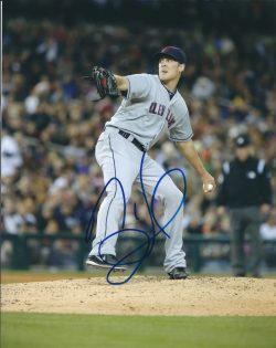 AUTOGRAPHED NICK HAGADONE 8X10 Cleveland Indians Photo