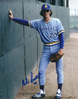 AUTOGRAPHED MIKE PARROTT 8X10 Seattle Mariners Photo
