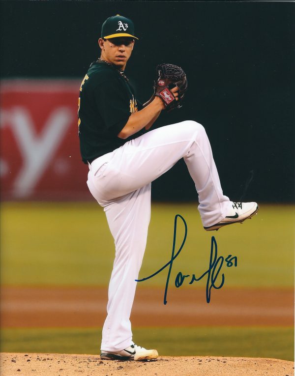 AUTOGRAPHED TOMMY MILONE 8X10 Oakland A's Photo