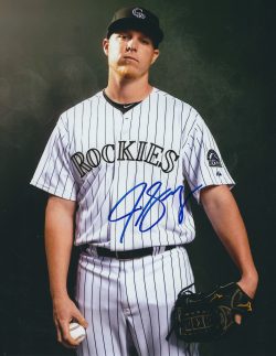 AUTOGRAPHED JON GRAY 8X10 Colorado Rockies Photo