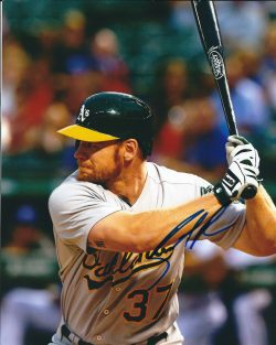 AUTOGRAPHED BRANDON MOSS 8X10 Oakland A's Photo
