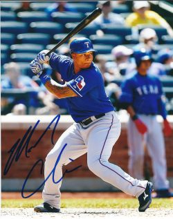 AUTOGRAPHED MICHAEL CHOICE  8X10 Texas Rangers Photo