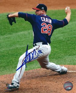 AUTOGRAPHED JESSE CRAIN 8X10 Minnesota Twins photo