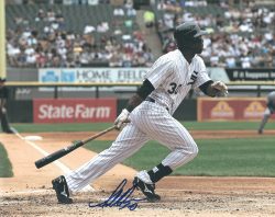 AUTOGRAPHED ALEJANDRO DE AZA 8X10 photo  Chicago White Sox