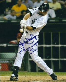 AUTOGRAPHED JORDAN DANKS 8X10 Chicago White Sox Photo
