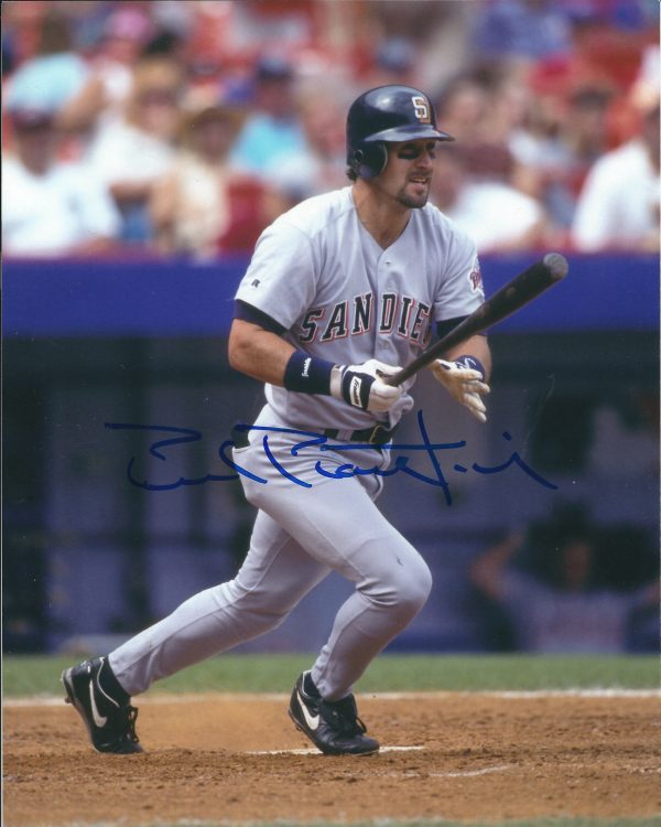 AUTOGRAPHED PHIL PLANTIER 8X10  SD Padres photo