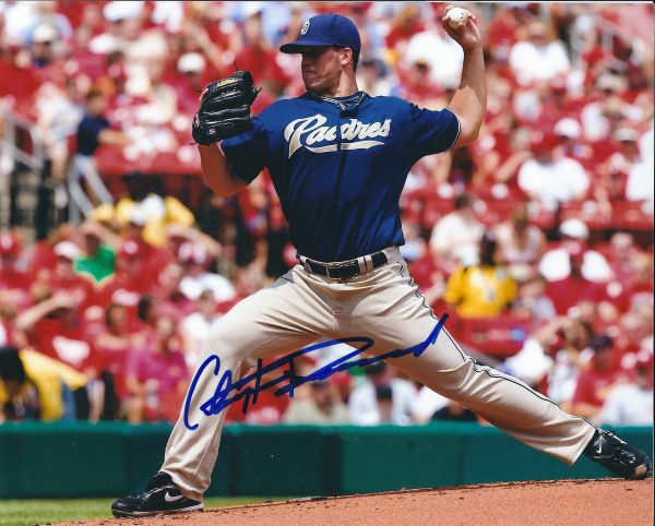 AUTOGRAPHED CLAYTON RICHARD 8X10 San Diego Padres photo