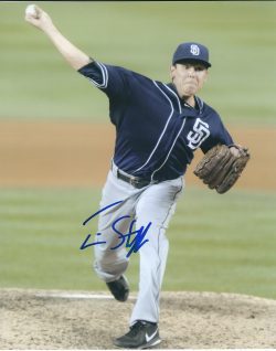 AUTOGRAPHED TIM STAUFFER 8X10 San Diego Padres photo
