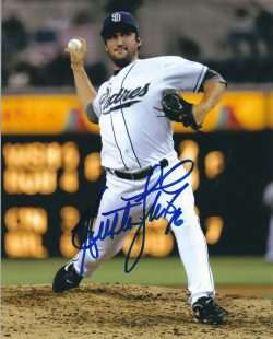 AUTOGRAPHED HUSTON STREET 8X10 San Diego Padres photo
