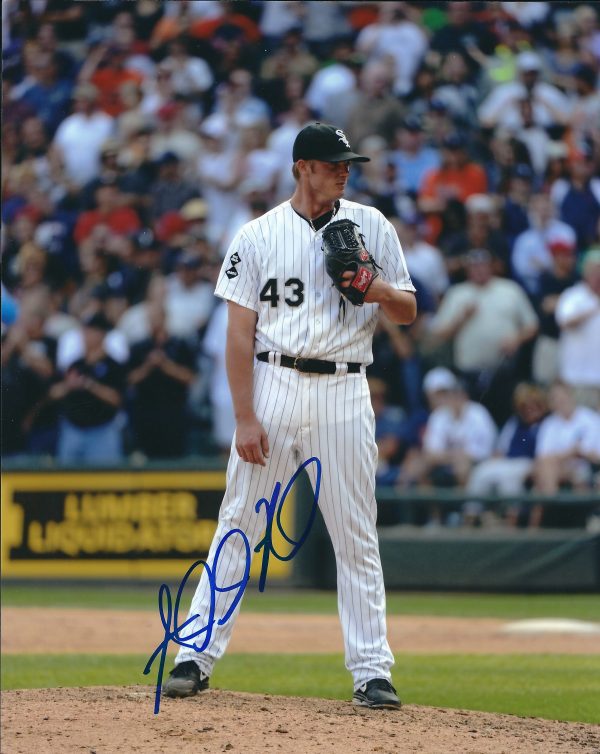 AUTOGRAPHED ADDISON REED 8X10 photo  Chicago White Sox