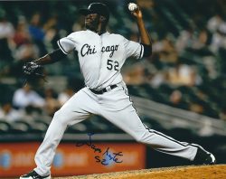 AUTOGRAPHED  LEYSON SEPTIMO 8X10 Chicago White Sox Photo