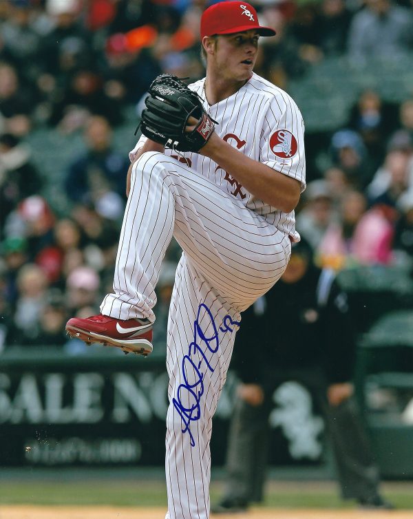 AUTOGRAPHED ADDISON REED  8X10 Chicago White Sox Photo