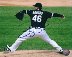 AUTOGRAPHED SERGIO SANTOS  8X10 Chicago White Sox Photo