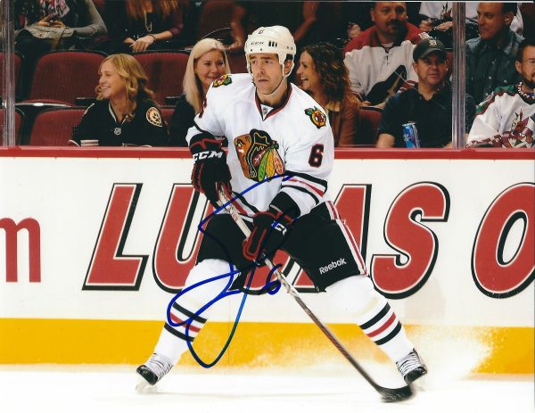 Autographed SEAN O'DONNELL 8X10 Chicago Blackhawks Photo