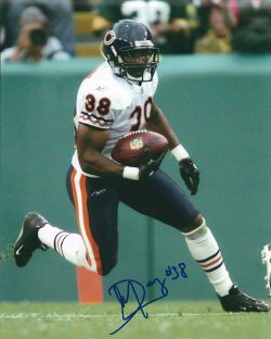 Autographed DANIEAL MANNING 8X10 Chicago Bears Photo