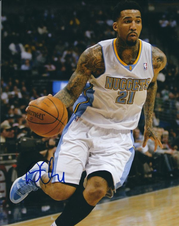 AUTOGRAPHED  WILSON CHANDLER 8X10 Denver Nuggets Photo