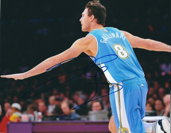 AUTOGRAPHED DANILO GALLINARI 8X10 Denver Nuggets Photo