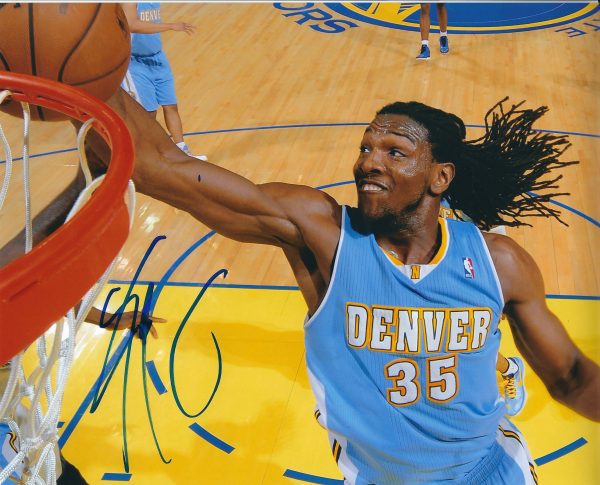 AUTOGRAPHED KENNETH FARIED  8X10 Denver Nuggets Photo