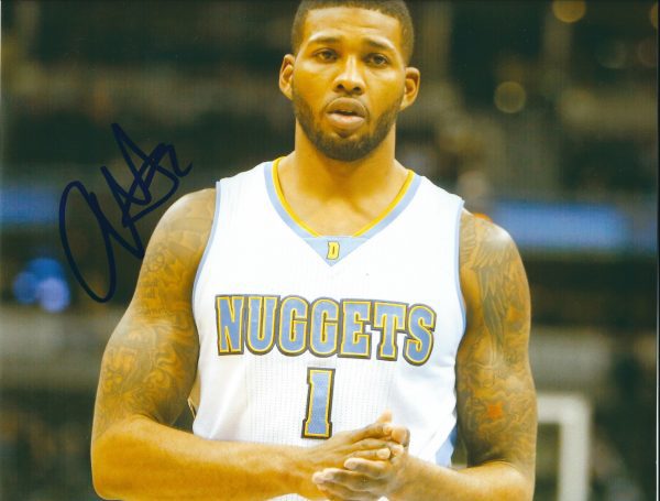 AUTOGRAPHED ALONZO GEE 8X10 Denver Nuggets Photo