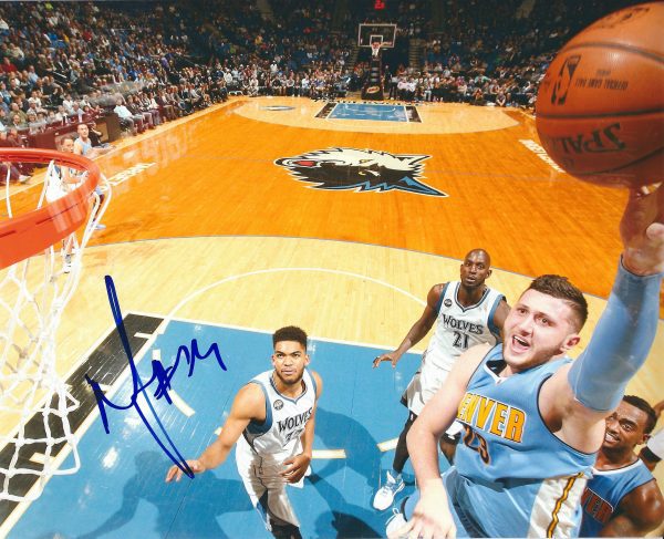 AUTOGRAPHED JUSUF NURKIC 8X10 Denver Nuggets Photo