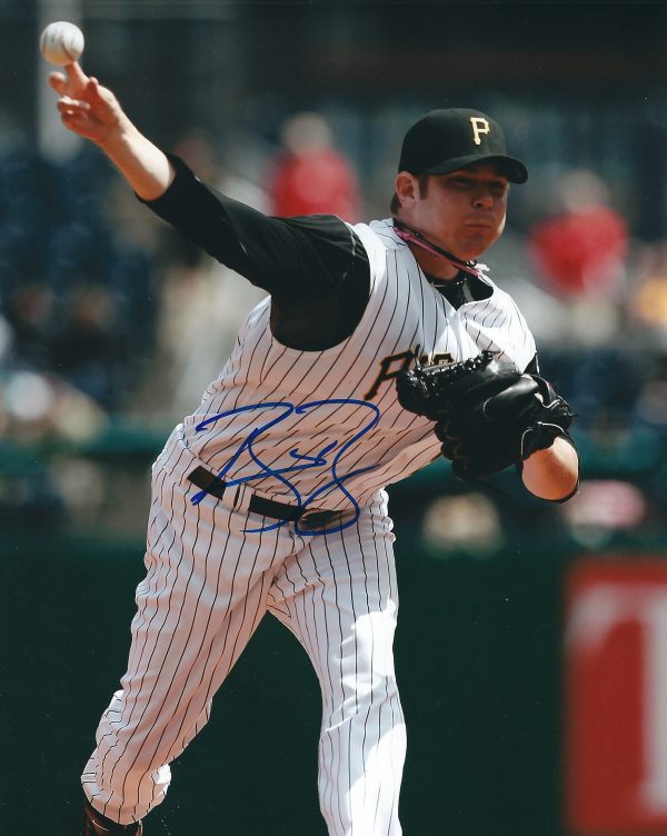 AUTOGRAPHED  photo BRIAN BASS - Pittsburgh Pirates