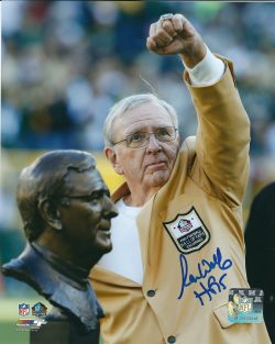 Autographed RON WOLF HOF 15  8X10 Green Bay Packers Photo