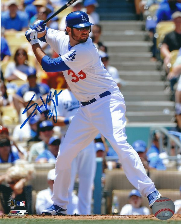 AUTOGRAPHED SCOTT VAN SLYKE 8x10 Los Angeles Dodgers photo