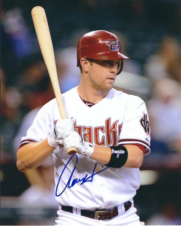 Autographed AARON HILL 8X10 Arizona Diamondbacks Photo